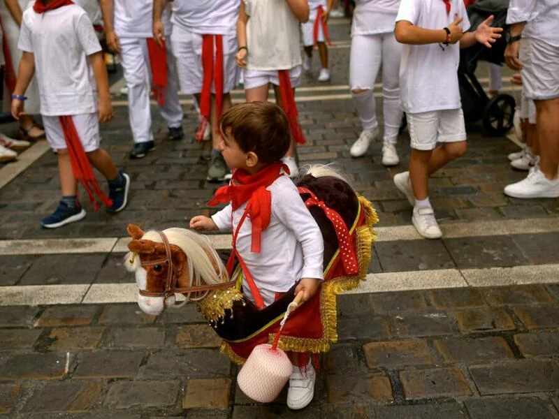 Sanfermín-Fest in Pamplona