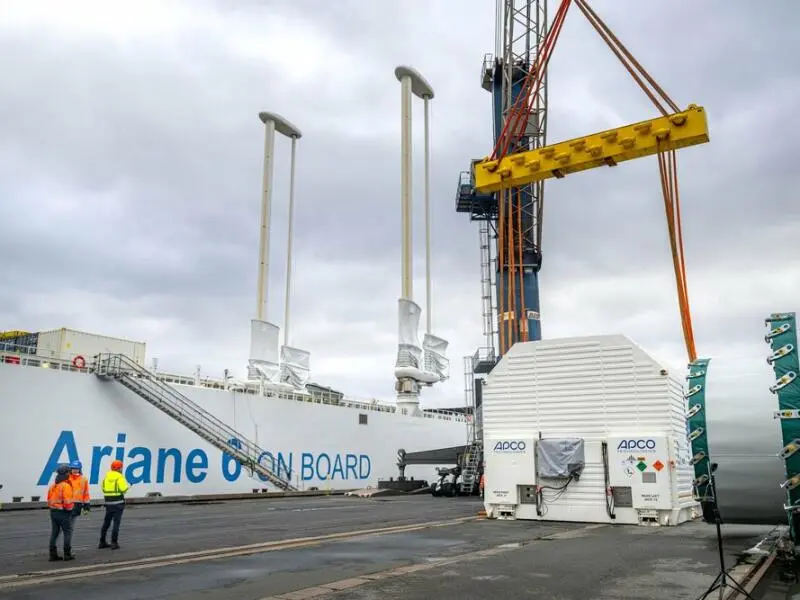 Verladung der Oberstufe der Trägerrakete Ariane 6 verschoben