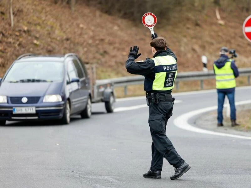 Grenzkontrolle in Bayern