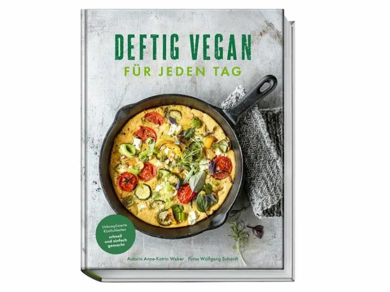 Buchcover «Deftig vegan für jeden Tag»