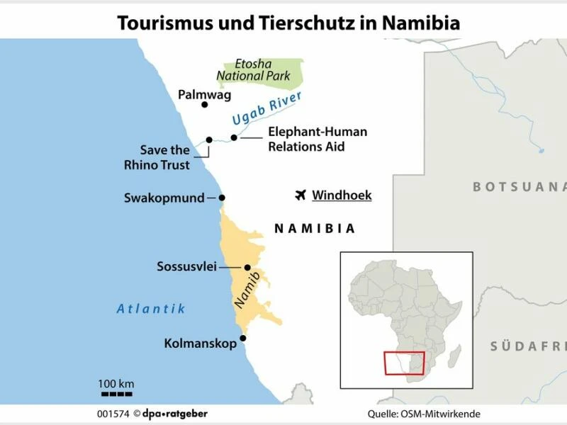 Tourismus und Tierschutz in Namibia