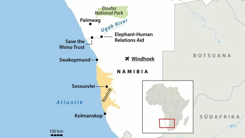 Tourismus und Tierschutz in Namibia