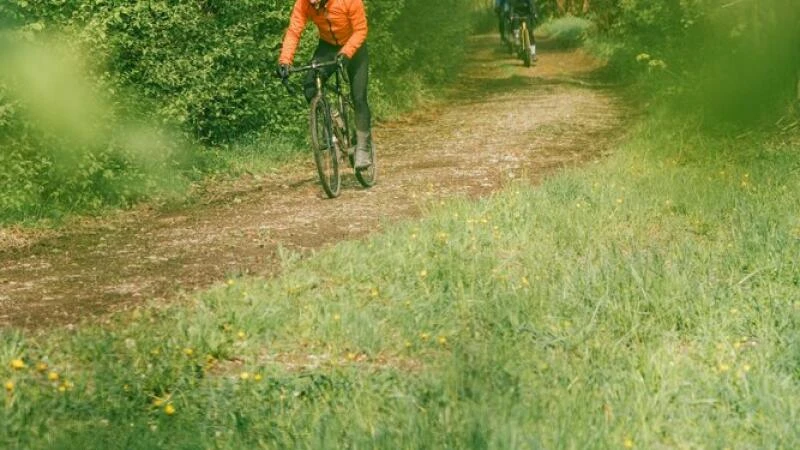 Gravelbiker in Oberbayern