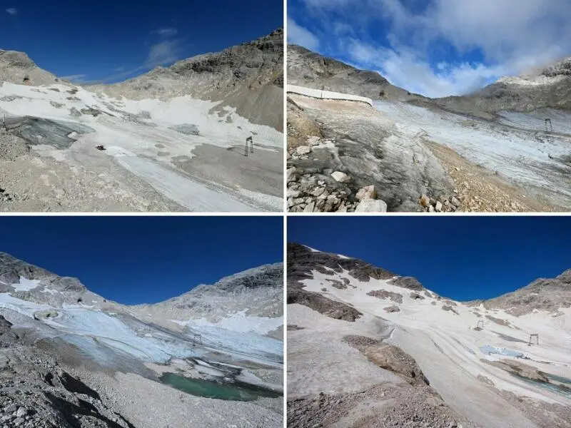 Klimawandel in Deutschland - Nördlicher Schneeferner