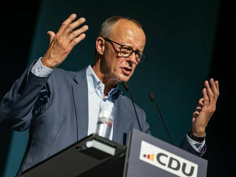 Vor Landtagswahl in Brandenburg - CDU Wahlkampfabschluss