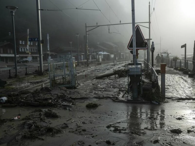 Unwetter im Berner Oberland