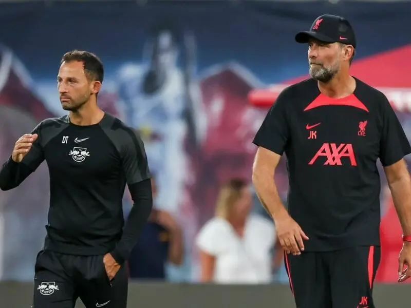 Domenico Tedesco und Jürgen Klopp