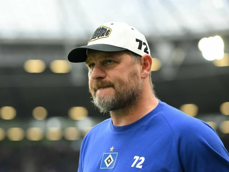 Trainer Steffen Baumgart vom Hamburger SV