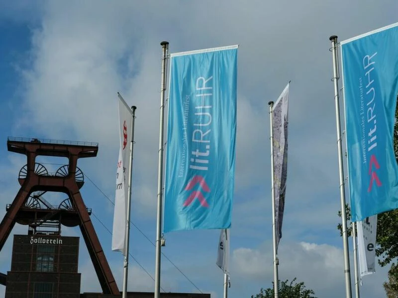 Literaturfestival Lit.Ruhr auf Zeche Zollverein