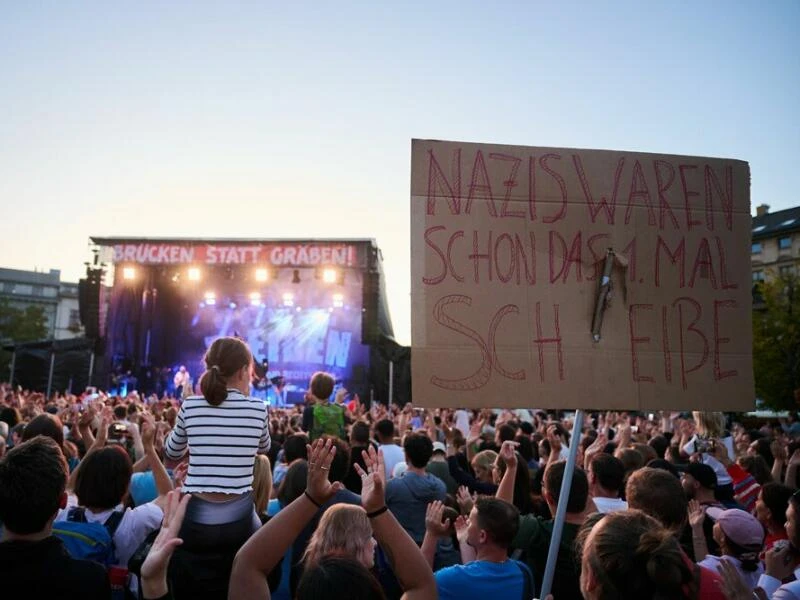 Konzert «Kein Bock auf Nazis» vor Landtagswahl in Brandenburg