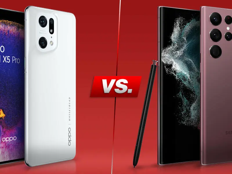 OPPO Find X5 Pro vs. Galaxy S22 Ultra: Top-Smartphones im Vergleich
