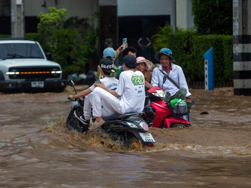 Unwetter in Thailand