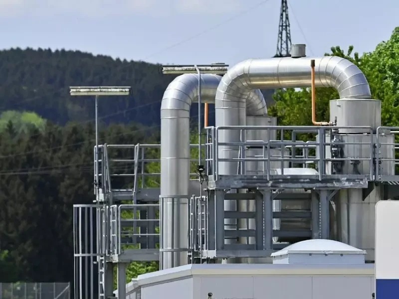 Gasspeicherstation in Österreich