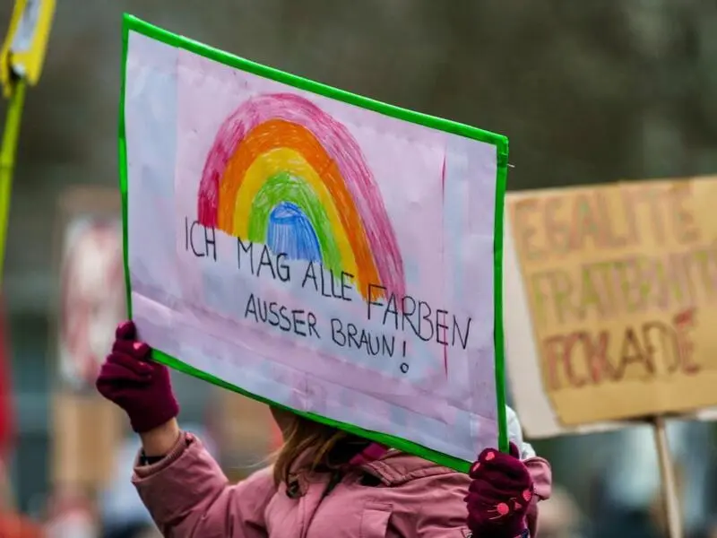 Demonstrationen gegen Rechtextremismus