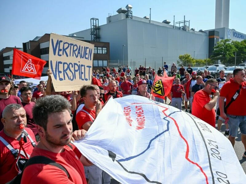 Proteste in Zwickau