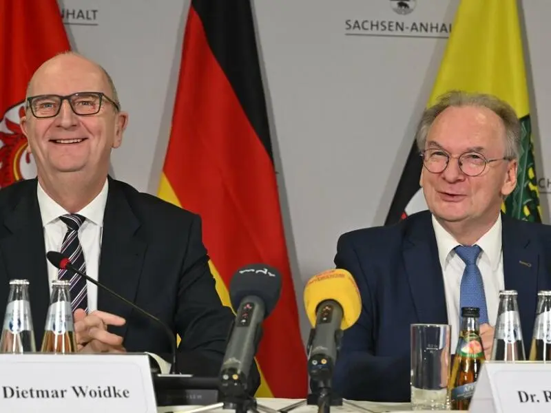 Gemeinsame Kabinettssitzung von Sachsen-Anhalt und Brandenburg