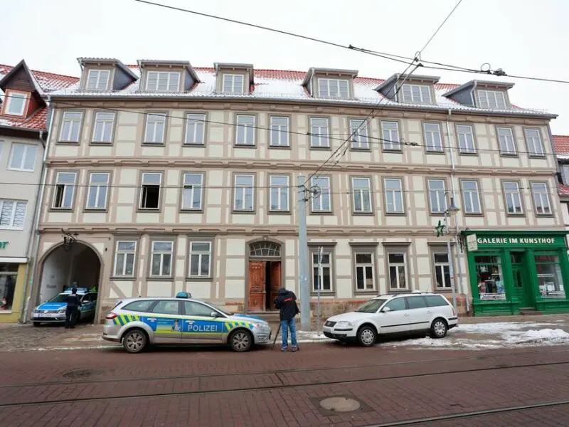 Explosion in Halberstädter Haus