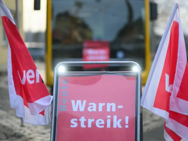 Warnstreiks im öffentlichen Nahverkehr