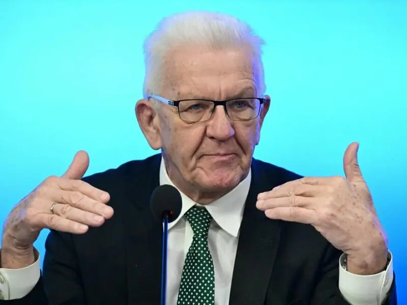 Ministerpräsident Winfried Kretschmann