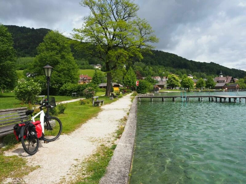 Der Attersee in Unterach