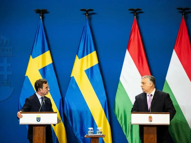 Viktor Orban und Ulf Kristersson