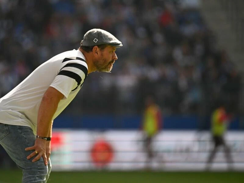 Trainer Steffen Baumgart vom Hamburger SV