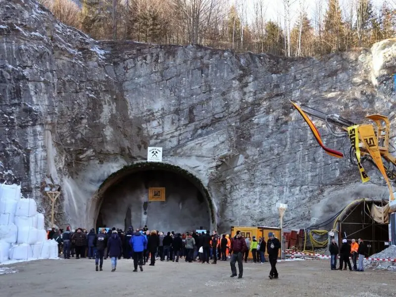 Baubeginn Kramertunnel Garmisch