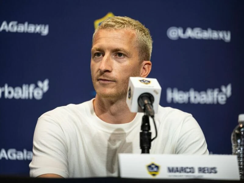 Pressekonferenz Marco Reus in Los Angeles