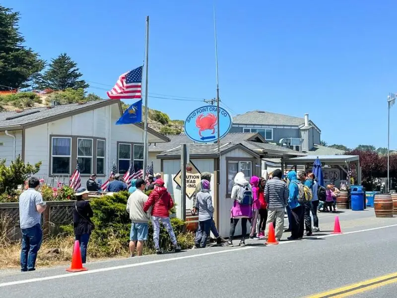 «Spud Point Crab Co» im Sonoma County