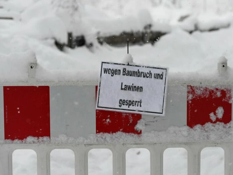 Schnee in Garmisch-Partenkirchen