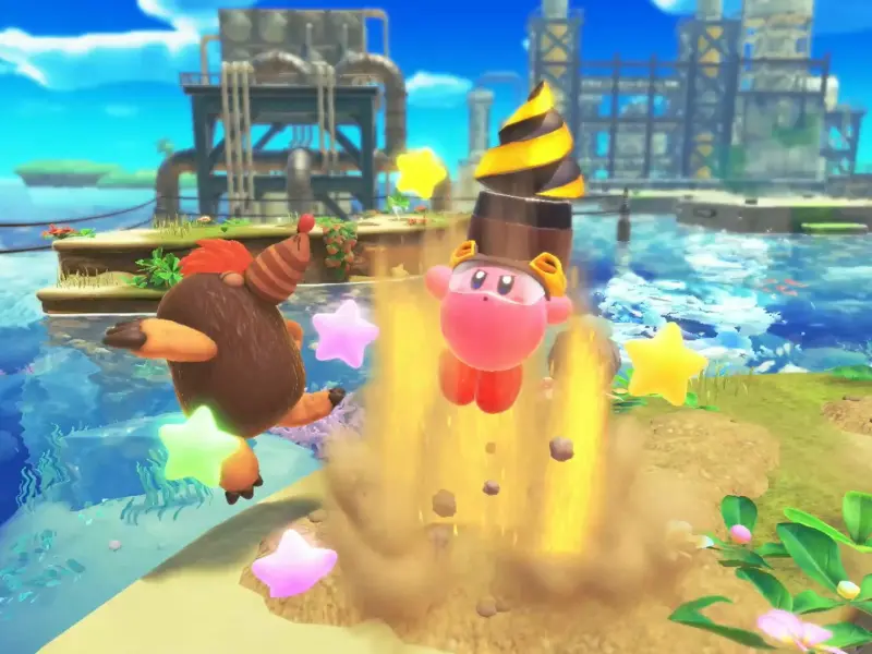 Kirby und das vergessene Land in der featured-Spielekritik: Ein gelungenes Vielfraß-Abenteuer in 3D