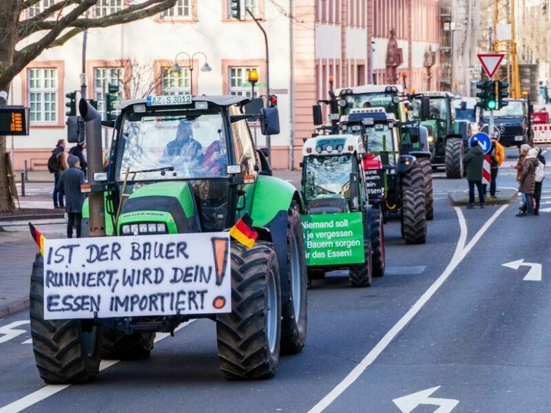 Bauernproteste in Mainz