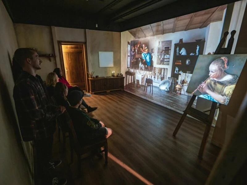 Young Rembrandt Studio in Leiden in den Niederlanden