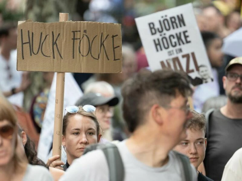 Protest gegen AfD