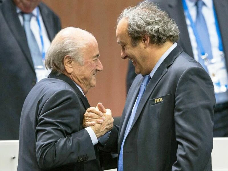 Joseph Blatter und Michel Platini