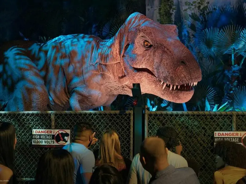 Dino-Replik aus «Jurassic World»-Schau in Mexiko gestohlen