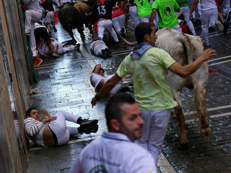 Sanfermín-Fest in Pamplona