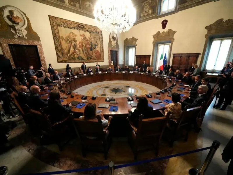 Italiens Kabinett berät über Lampedusa
