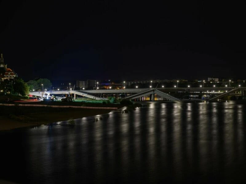 Nach dem Brückeneinsturz in Dresden