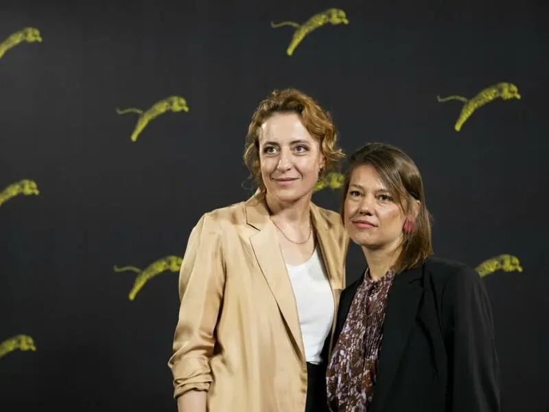 Maren Eggert (l) und Britta Hammelstein in Locarno.