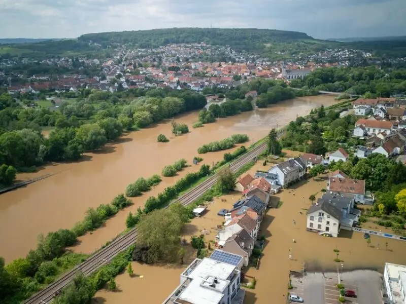 Hochwasser im Saarland - Kleinblittersdorf