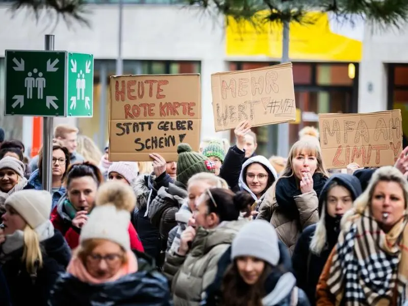 MFA-Warnstreik