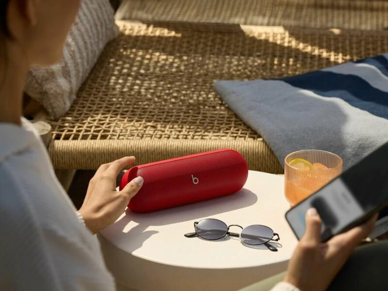 Der Beats Pill in rot