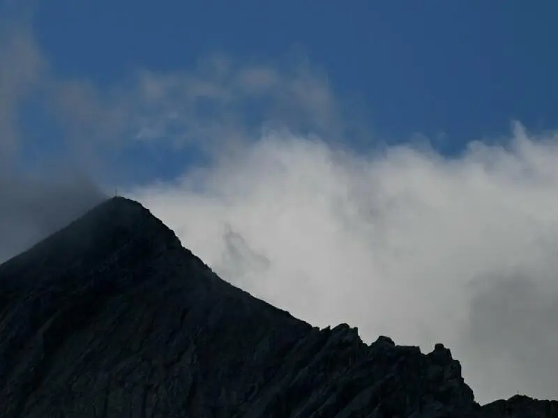 Wechselhaftes Wetter in den Bergen