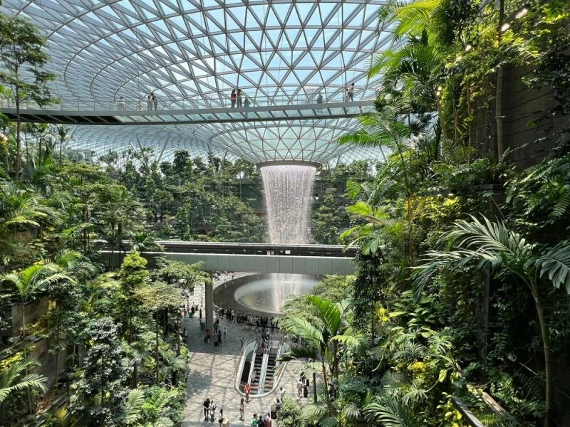 Changi Airport in Singapur