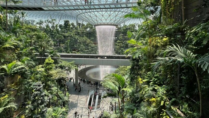 Changi Airport in Singapur