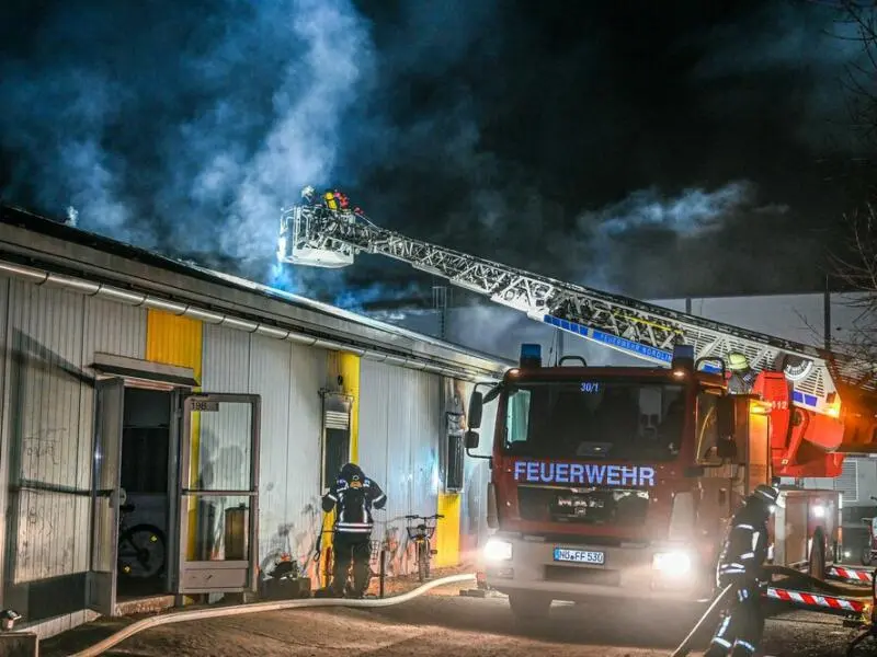 Brand in Asylunterkunft