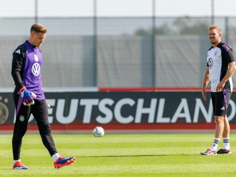 Fußball - Training Nationalmannschaft