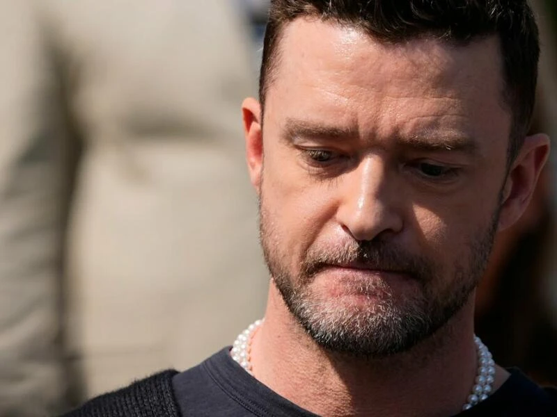 Nach Anhörung von Justin Timberlake in New York