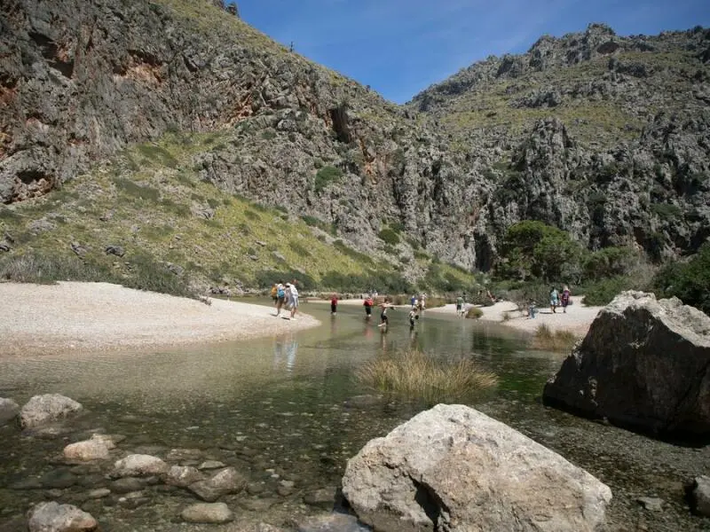 Sturzbach Torrent de Pareis auf Mallorca